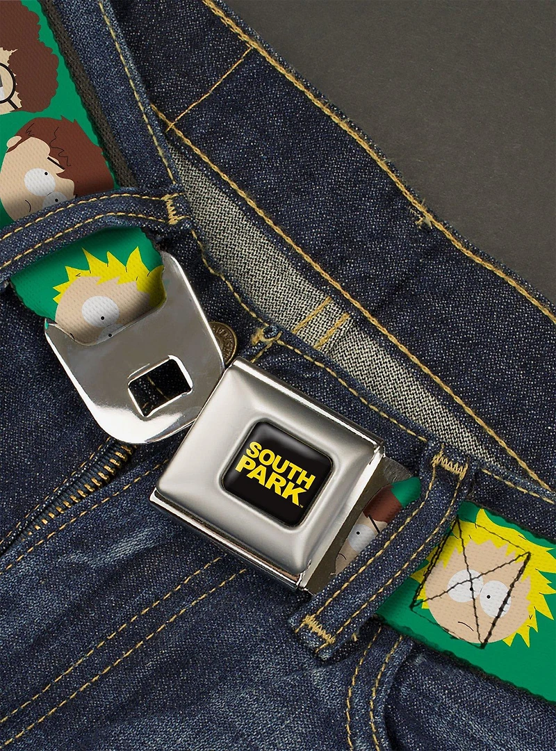 South Park Kids Faces Seatbelt Belt