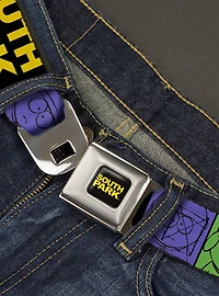 South Park Boys Title Logo Color Block Seatbelt Belt