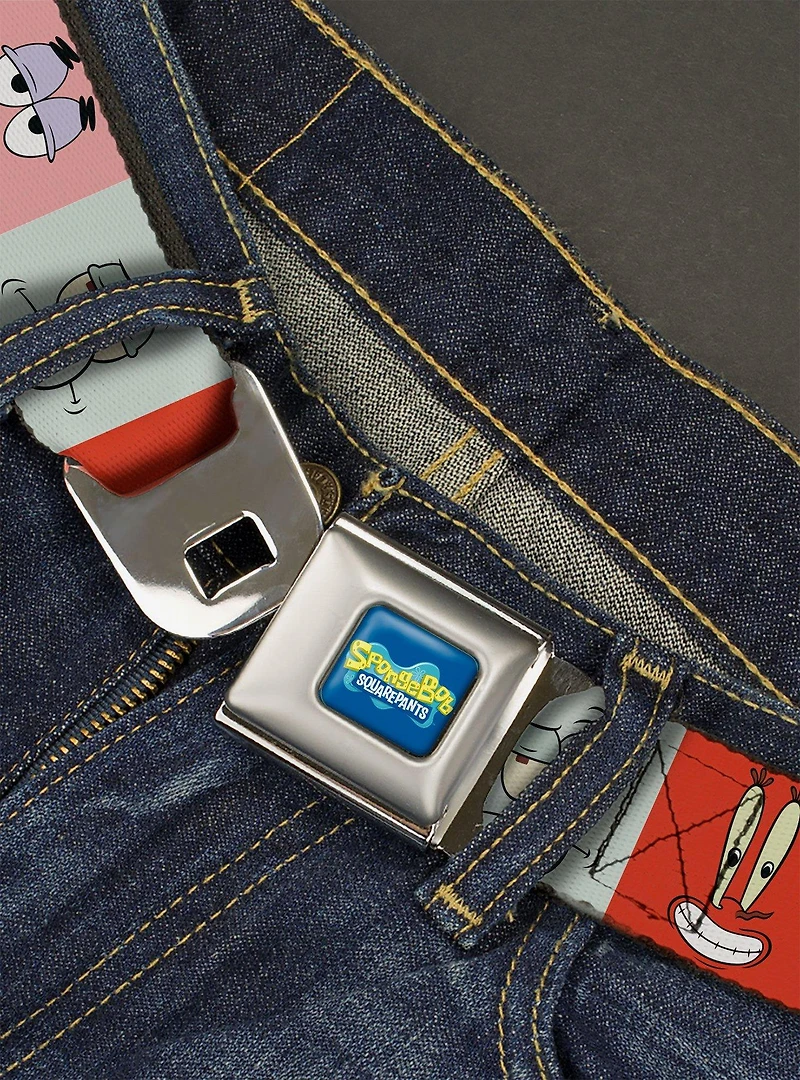 SpongeBob SquarePants And Friends Expressions Seatbelt Belt