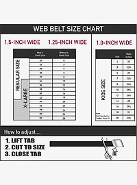 SpongeBob SquarePants Poses Collage Flip Web Belt