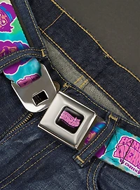 Cheech & Chong Homies in Dreamland Title Logo Tie Dye Seatbelt Belt