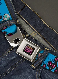 Invader Zim GIR And Piggy Rule The World Poses Seatbelt Belt