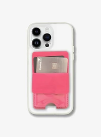 Sonix Camelia Pink Patent Leather Magnetic Phone Wallet