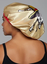 One Piece Straw Hat Crew Sigil Satin Bonnet — BoxLunch Exclusive