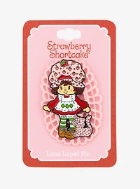 Strawberry Shortcake Custard & Strawberry Lace Enamel Pin — BoxLunch Exclusive