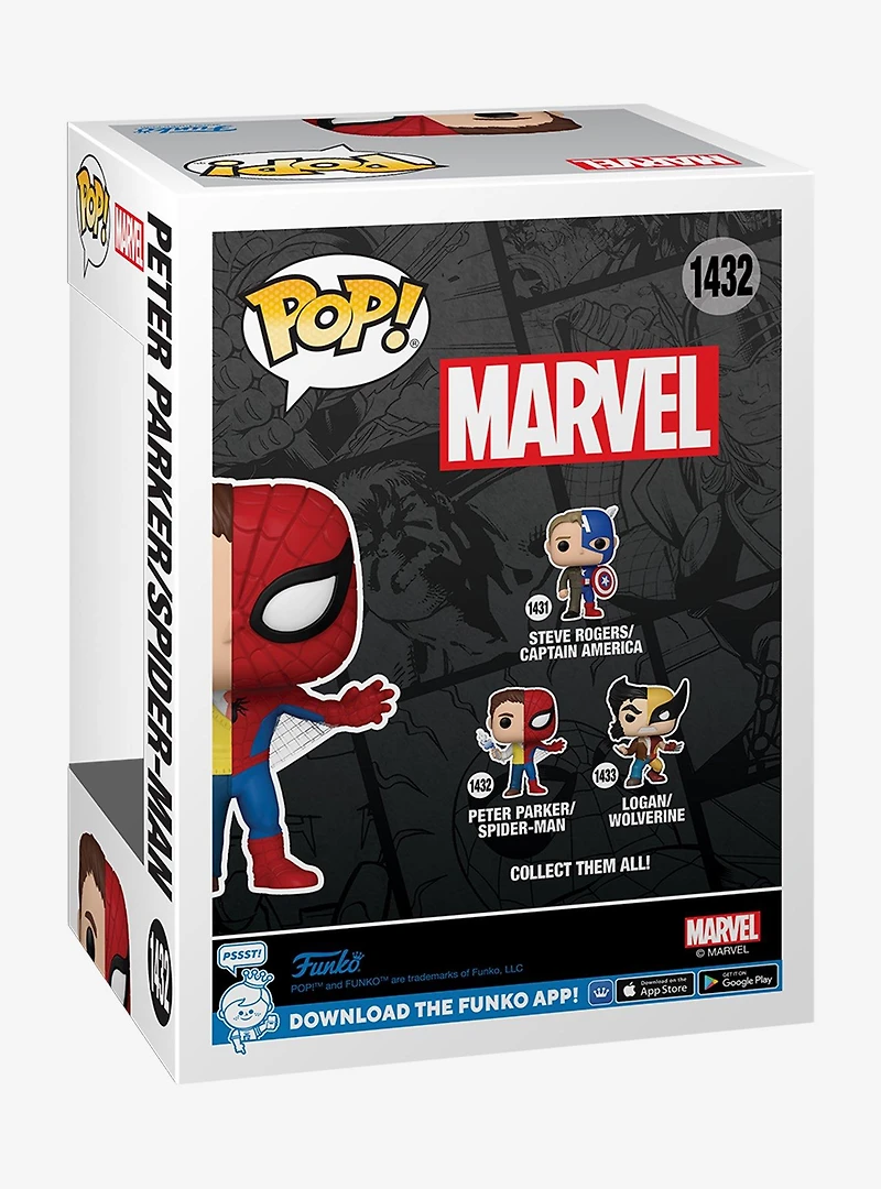 Funko Pop! Marvel Peter Parker/Spider-Man Vinyl Figure