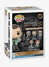 Funko Pop! SNL Saturday Night Live 50th Anniversary Nick The Lounge Singer Vinyl Figure
