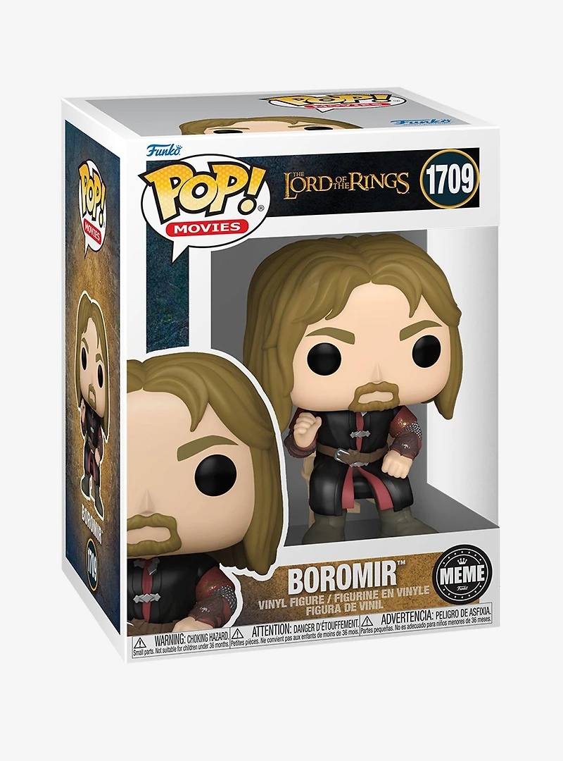 Funko Pop! Movies Lord of the Rings Boromir Meme Vinyl Figure