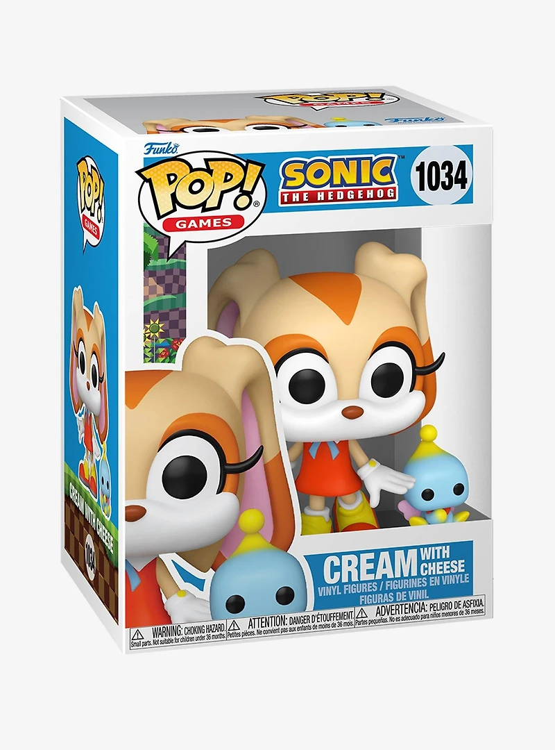Funko Pop! Games Sonic the Hedgehog Cream with Cheese Figure