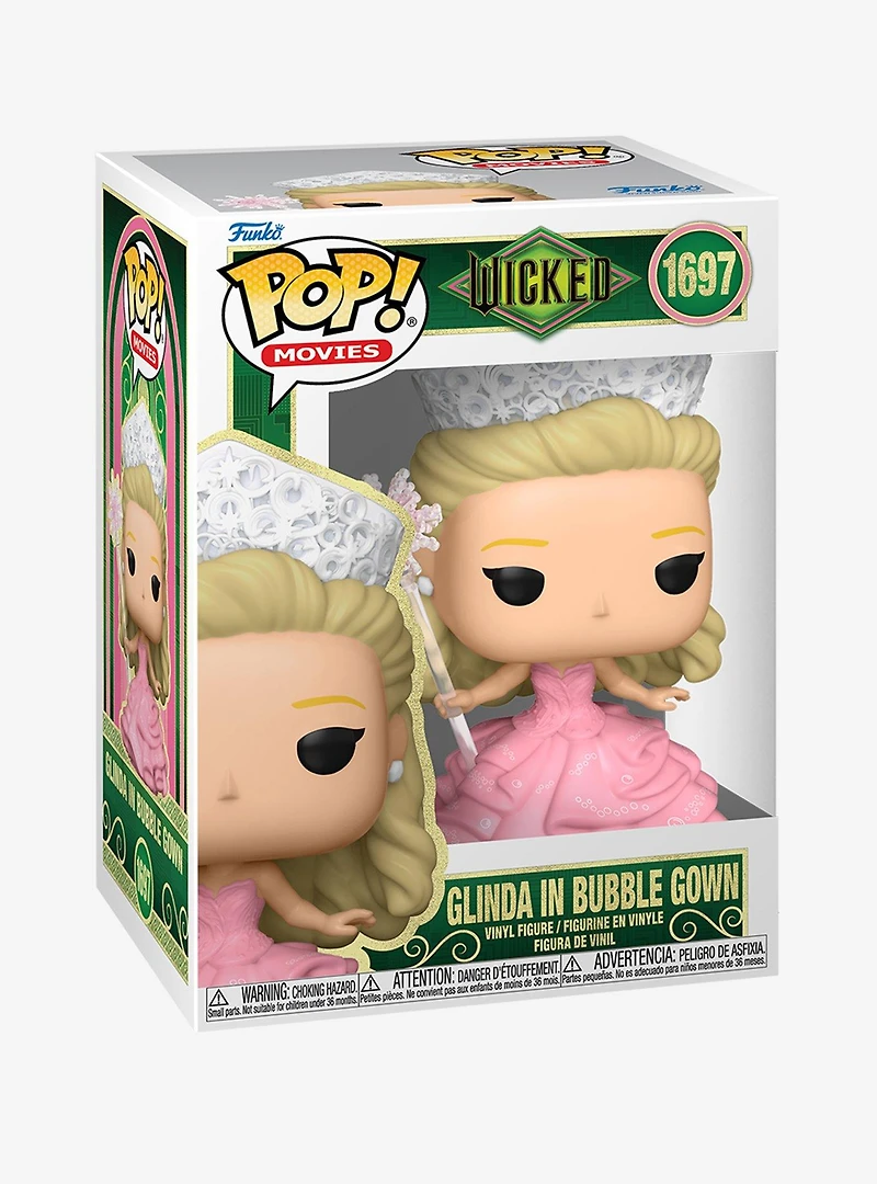Funko Pop! Movies Wicked Glinda in Bubble Gown Vinyl Figure