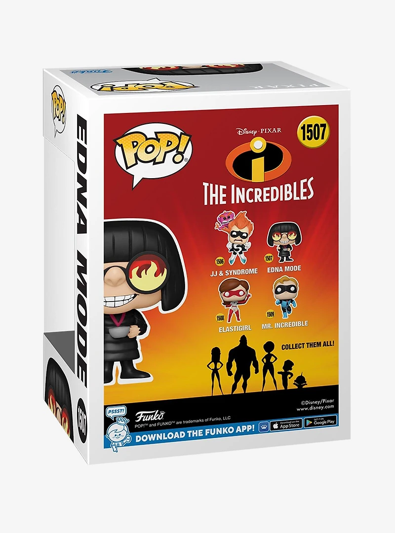 Funko Pop! Disney Pixar The Incredibles 20th Anniversary Edna Mode Vinyl Figure