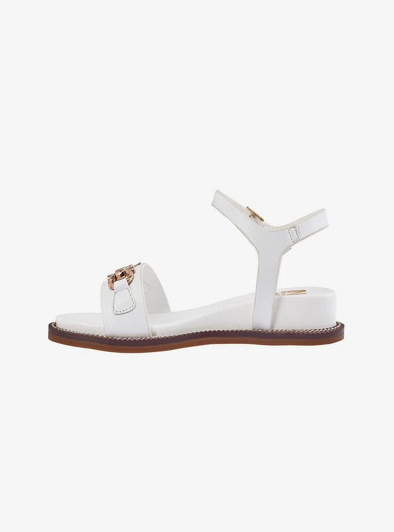 Madison Demi Wedge Sandal White