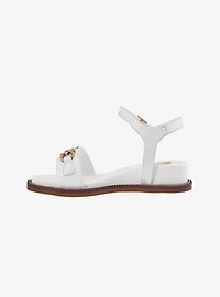 Madison Demi Wedge Sandal White