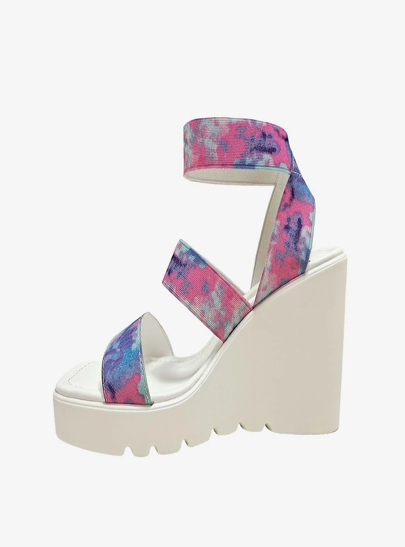 Paige Wedge Sandal White