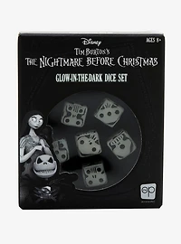 The Nightmare Before Christmas Oogie Boogie Glow-In-The-Dark Dice Set Hot Topic Exclusive