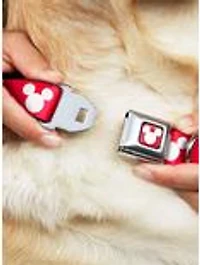 Disney Mickey Mouse Ears Icon Seatbelt Buckle Dog Collar