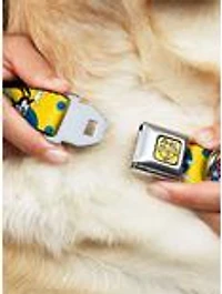 Animaniacs Yakko Wakko and Dot Poses Seatbelt Buckle Dog Collar