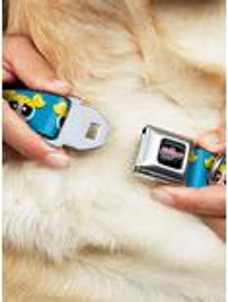 The Powerpuff Girls Bubbles Face Close Up Seatbelt Buckle Dog Collar