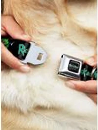Rick and Morty Title Logo Portal Pose Seatbelt Buckle Dog Collar