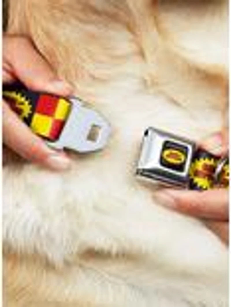 Beavis and Butt-Head Title Logo Checker Seatbelt Buckle Dog Collar
