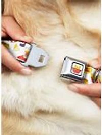 Beavis and Butt-Head Burger World Icons Seatbelt Buckle Dog Collar