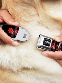 Disney Mickey Mouse Smelling Pose Seatbelt Buckle Dog Collar