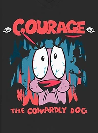 Courage the Cowardly Dog Courage Cave Girls T-Shirt Plus Size