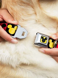 Disney Mickey Mouse Expression Blocks Seatbelt Buckle Dog Collar