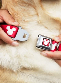 Disney Mickey Mouse Ears Icon Seatbelt Buckle Dog Collar