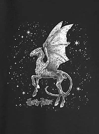 Harry Potter Thestral Moon Girls Slouchy Sweatshirt