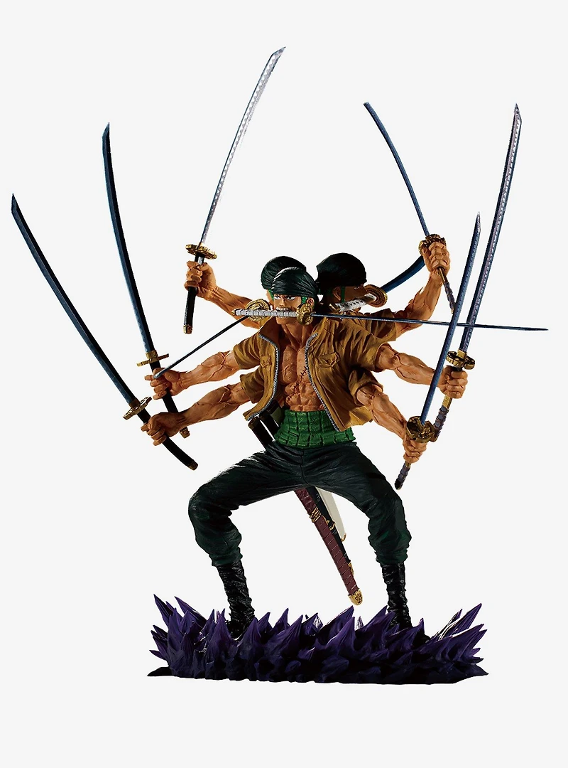 Bandai Spirits One Piece Ichibansho Roronoa Zoro (Genealogy of a Swordman's Soul) Figure
