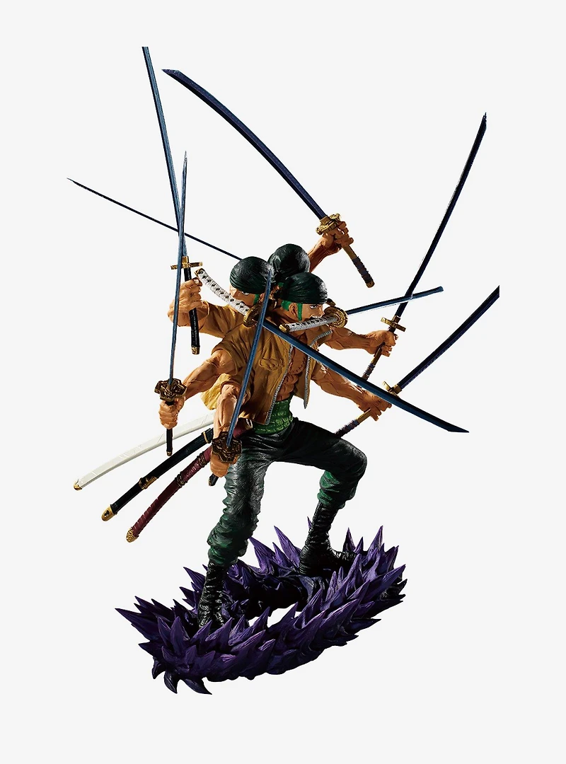 Bandai Spirits One Piece Ichibansho Roronoa Zoro (Genealogy of a Swordman's Soul) Figure