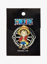 One Piece Monkey D. Luffy Compass Spinning Enamel Pin - BoxLunch Exclusive