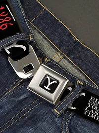 Yellowstone Dutton Ranch 1886 Icons Youth Seatbelt Belt