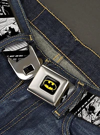 DC Comics Batman Hush Pose Sketches Youth Seatbelt Belt
