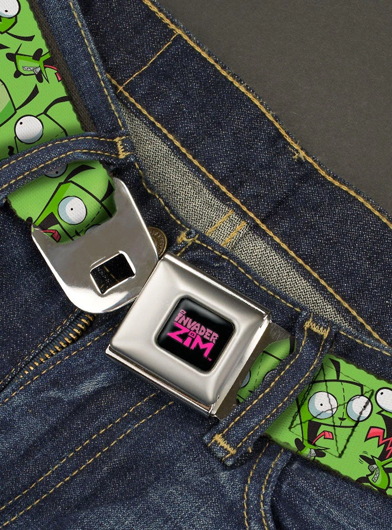 Invader Zim GIR Poses Scattered Youth Seatbelt Belt