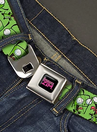 Invader Zim GIR Poses Scattered Youth Seatbelt Belt