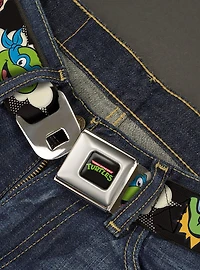 Teenage Mutant Ninja Turtles Faces And Icons Youth Seatbelt Belt