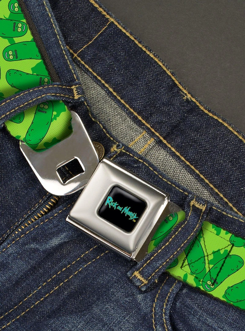 Rick And Morty Pickle Rick Youth Seatbelt Belt
