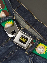 South Park Kids Faces Youth Seatbelt Belt