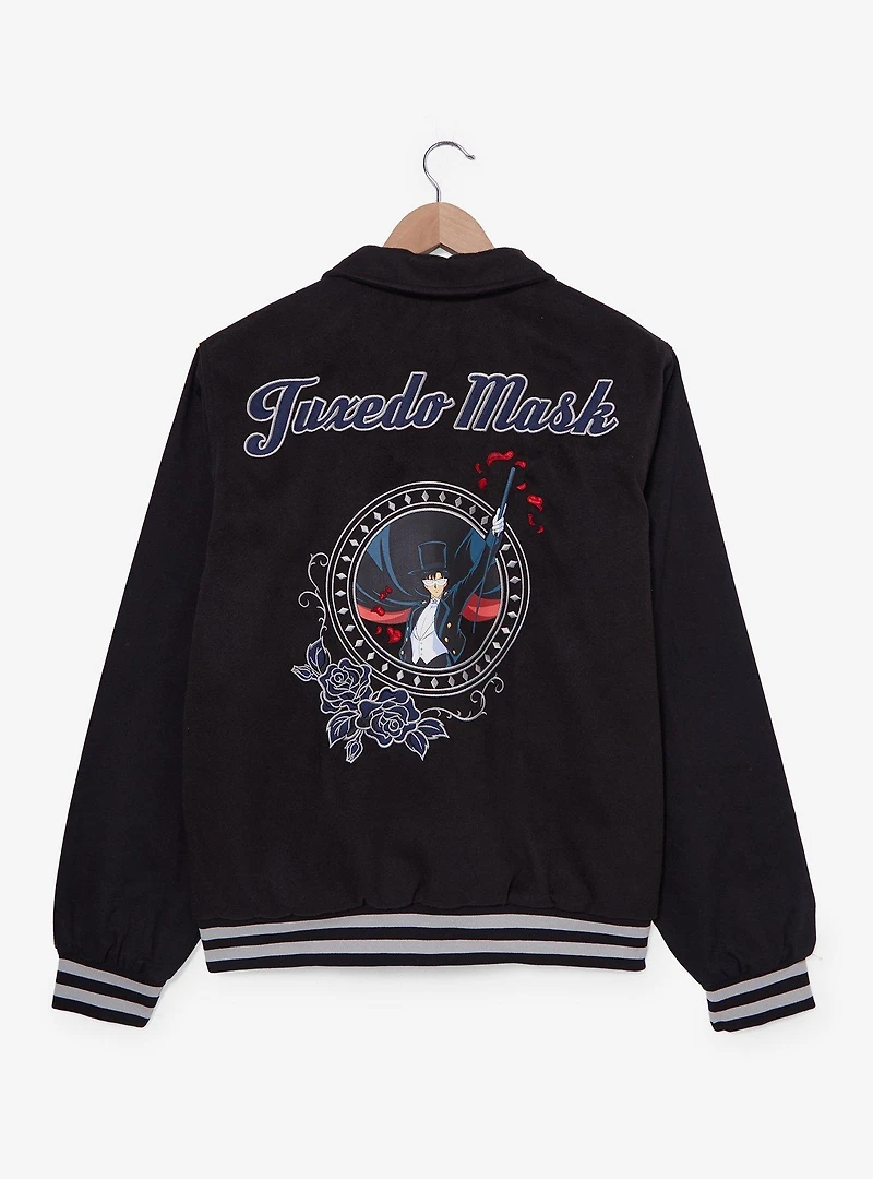 Pretty Guardian Sailor Moon Tuxedo Mask Icons Bomber Jacket - BoxLunch Exclusive