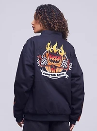 Disney The Nightmare Before Christmas Jack Skellington Flaming Racing Jacket — BoxLunch Exclusive