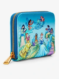 Loungefly Disney Princesses Reading Small Zip Wallet - BoxLunch Exclusive
