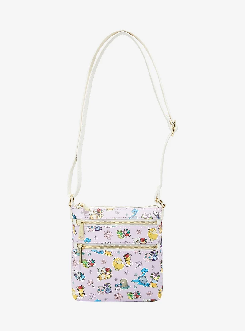 Loungefly Pokémon Floral Allover Print Crossbody Bag — BoxLunch Exclusive