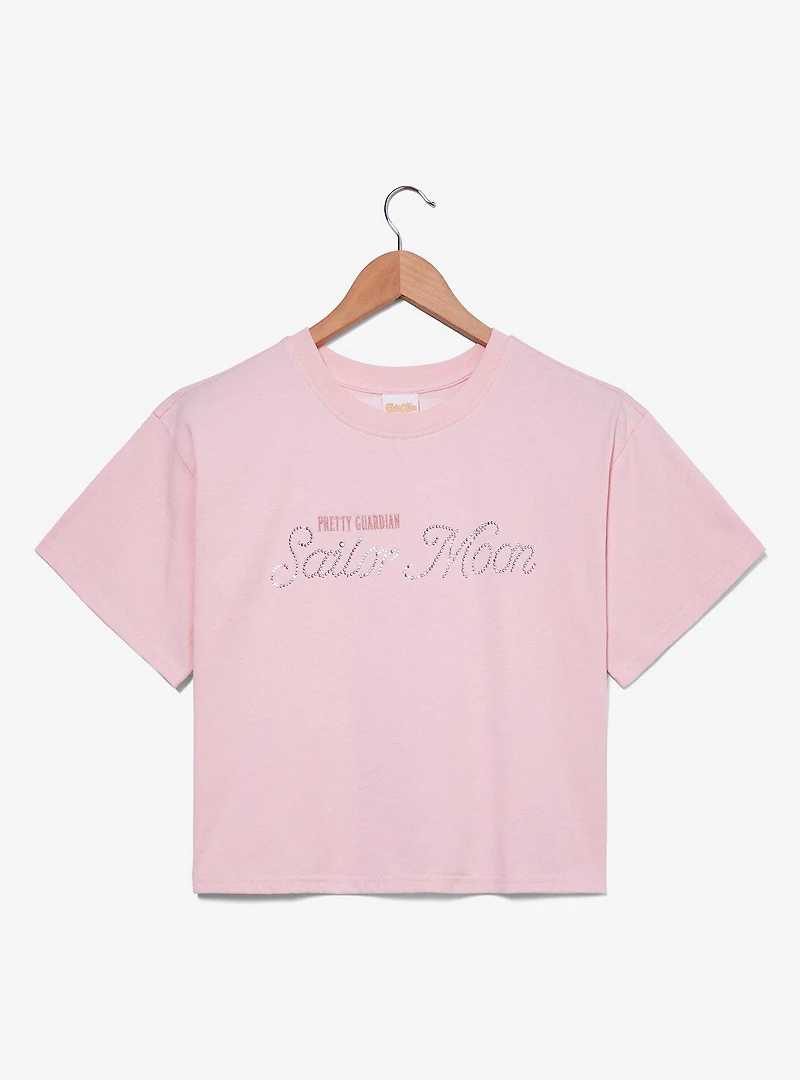 Pretty Guardian Sailor Moon Rhinestone Kaleido Scope Cropped Women's T-Shirt - BoxLunch Exclusive