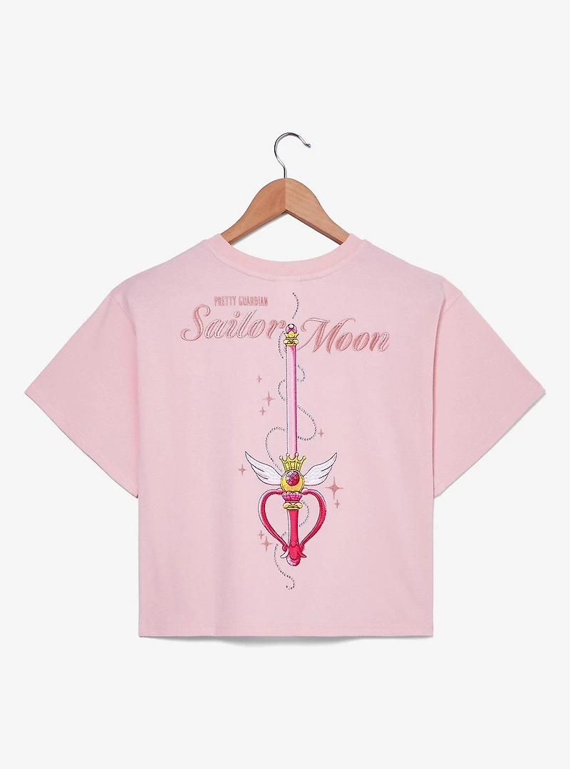 Pretty Guardian Sailor Moon Rhinestone Kaleido Scope Cropped Women's T-Shirt - BoxLunch Exclusive