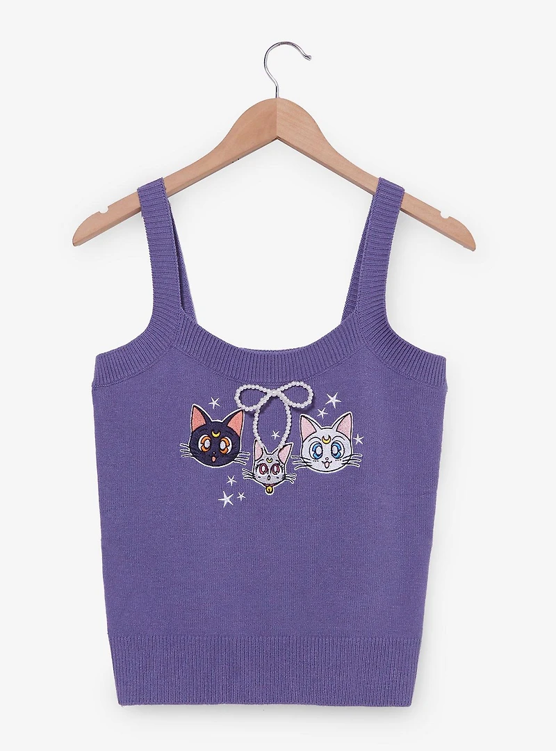 Pretty Guardian Sailor Moon Luna, Artemis, & Diana Women's Knit Tank - BoxLunch Exclusive