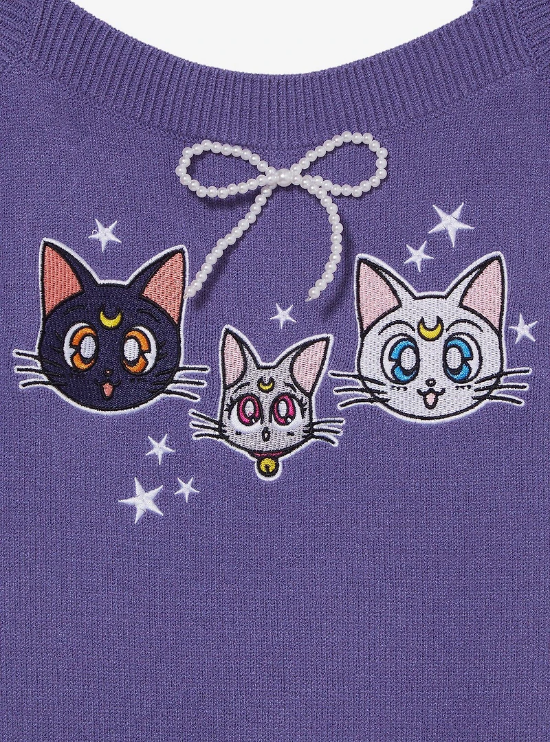 Pretty Guardian Sailor Moon Luna, Artemis, & Diana Women's Plus Knit Tank - BoxLunch Exclusive
