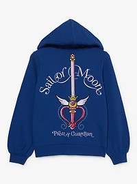 Pretty Guardian Sailor Moon Bow Women's Zippered Hoodie - BoxLunch Exclusive