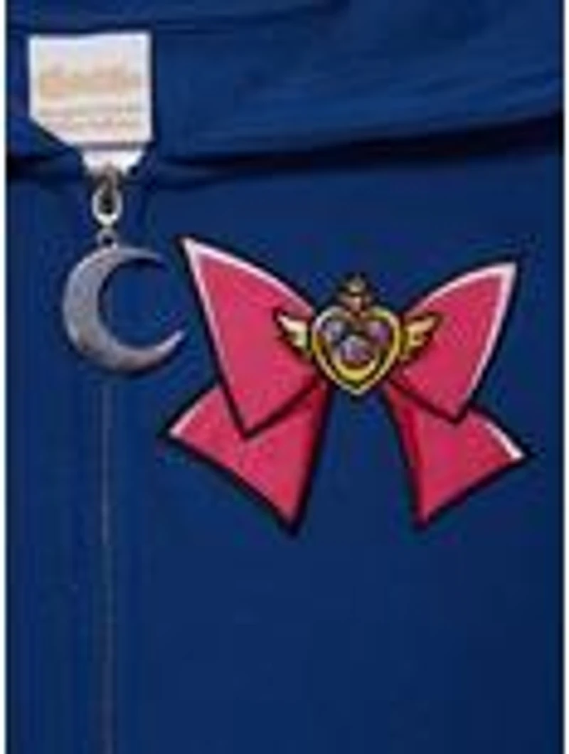 Pretty Guardian Sailor Moon Bow Women's Plus Zippered Hoodie - BoxLunch Exclusive